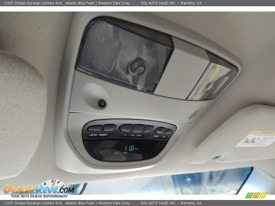2005 Dodge Durango Limited 4x4 Atlantic Blue Pearl / Medium Slate Gray Photo #21