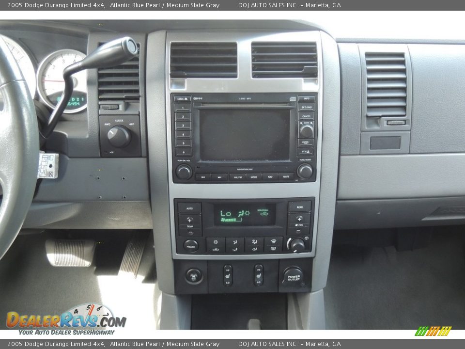 2005 Dodge Durango Limited 4x4 Atlantic Blue Pearl / Medium Slate Gray Photo #22