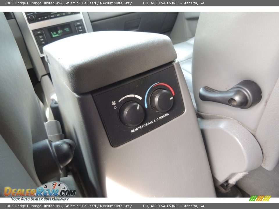 2005 Dodge Durango Limited 4x4 Atlantic Blue Pearl / Medium Slate Gray Photo #24