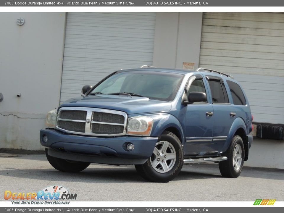 2005 Dodge Durango Limited 4x4 Atlantic Blue Pearl / Medium Slate Gray Photo #25