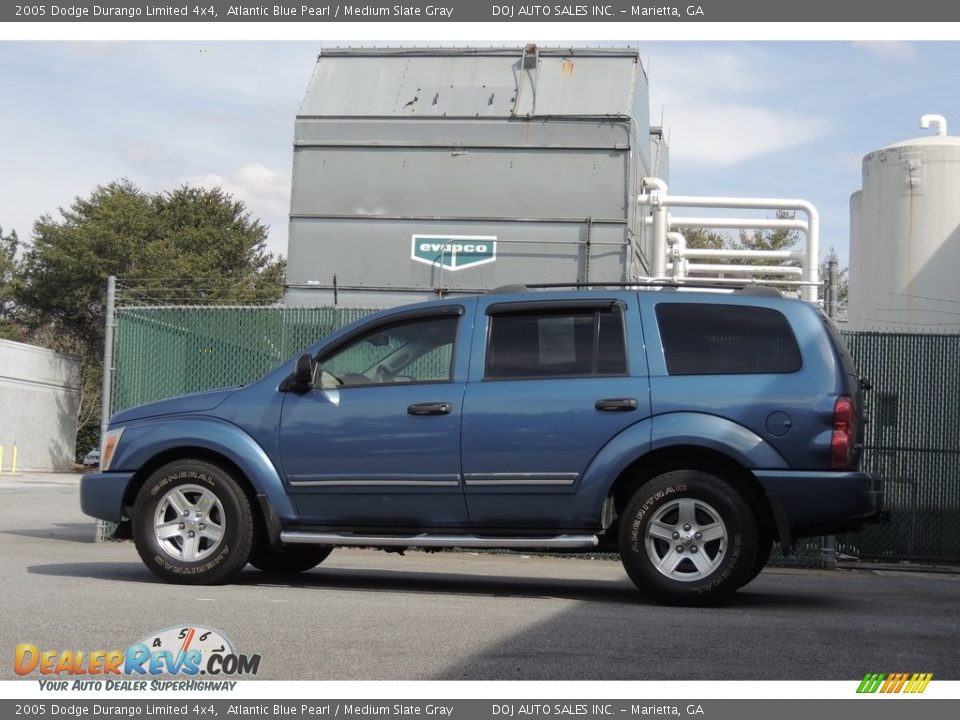 2005 Dodge Durango Limited 4x4 Atlantic Blue Pearl / Medium Slate Gray Photo #26
