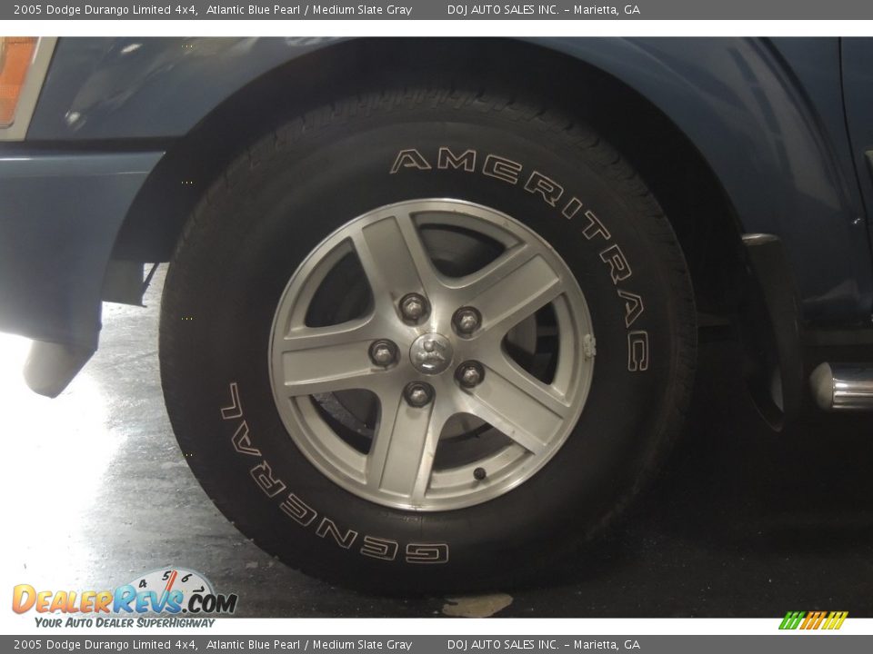 2005 Dodge Durango Limited 4x4 Atlantic Blue Pearl / Medium Slate Gray Photo #27