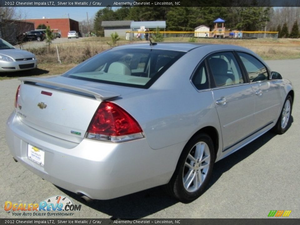 2012 Chevrolet Impala LTZ Silver Ice Metallic / Gray Photo #5