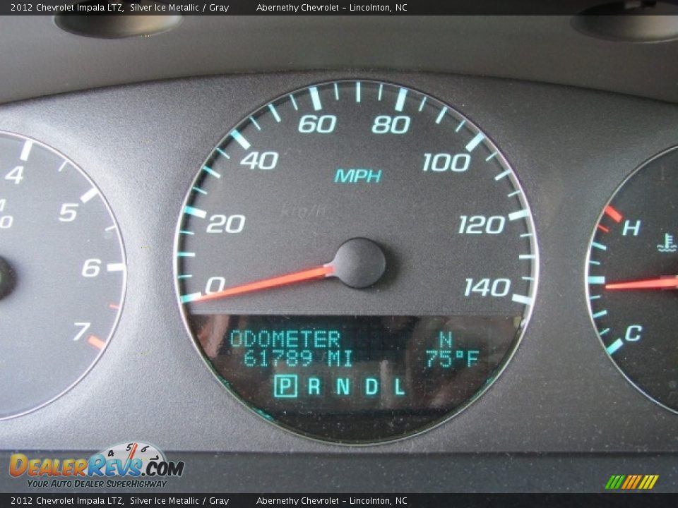 2012 Chevrolet Impala LTZ Silver Ice Metallic / Gray Photo #17