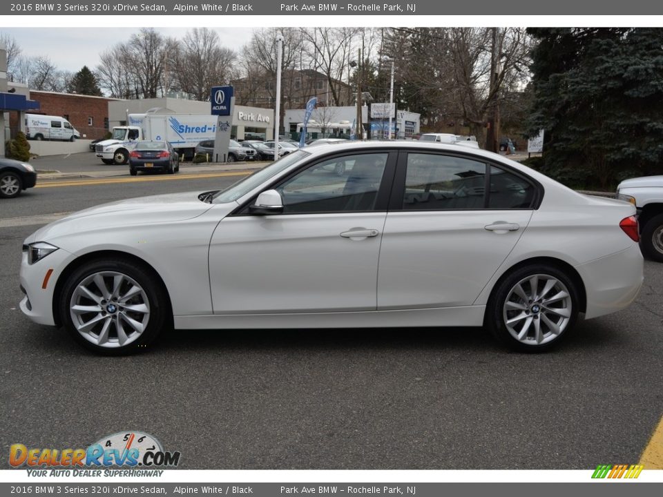 2016 BMW 3 Series 320i xDrive Sedan Alpine White / Black Photo #5