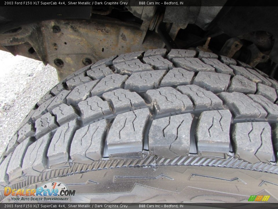 2003 Ford F150 XLT SuperCab 4x4 Silver Metallic / Dark Graphite Grey Photo #10