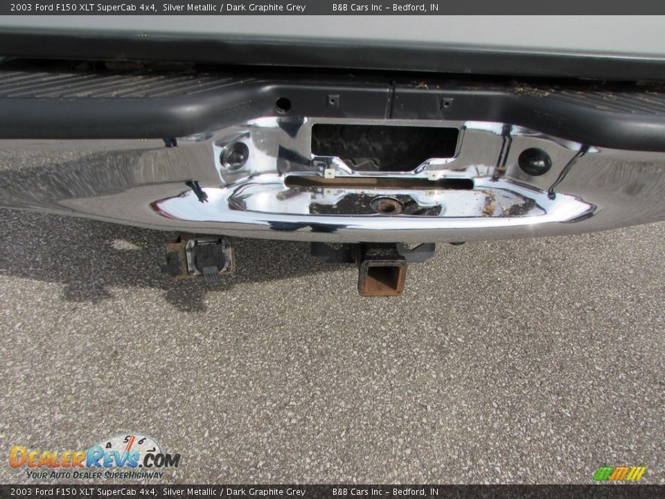 2003 Ford F150 XLT SuperCab 4x4 Silver Metallic / Dark Graphite Grey Photo #14