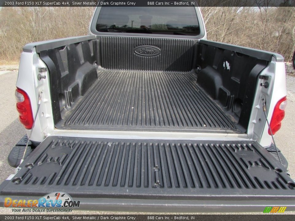 2003 Ford F150 XLT SuperCab 4x4 Silver Metallic / Dark Graphite Grey Photo #15
