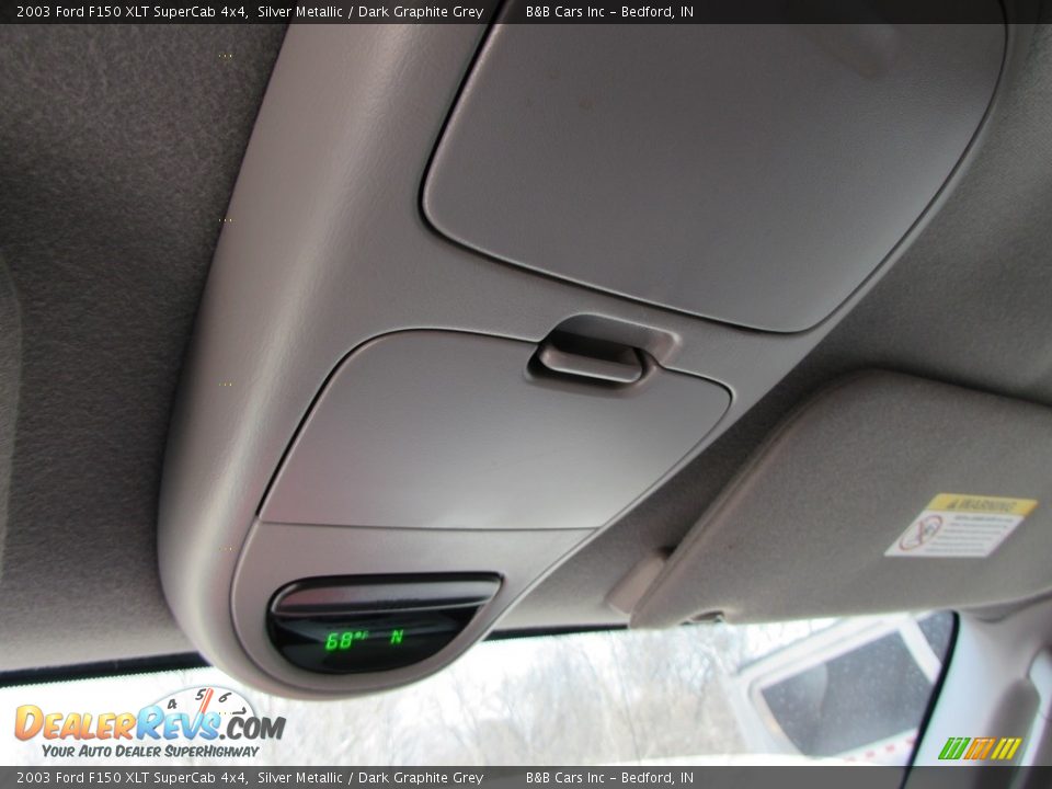 2003 Ford F150 XLT SuperCab 4x4 Silver Metallic / Dark Graphite Grey Photo #26