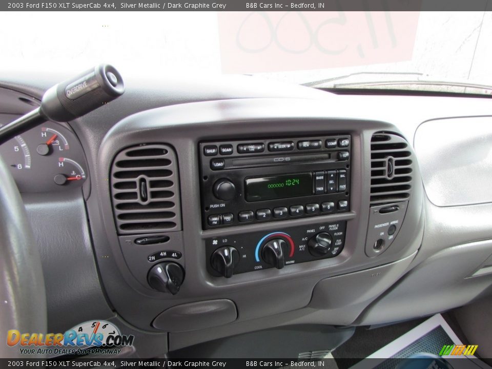 2003 Ford F150 XLT SuperCab 4x4 Silver Metallic / Dark Graphite Grey Photo #27