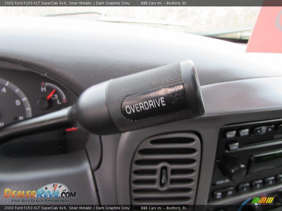 2003 Ford F150 XLT SuperCab 4x4 Silver Metallic / Dark Graphite Grey Photo #29