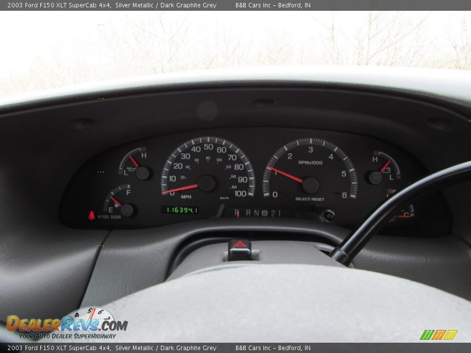 2003 Ford F150 XLT SuperCab 4x4 Silver Metallic / Dark Graphite Grey Photo #31