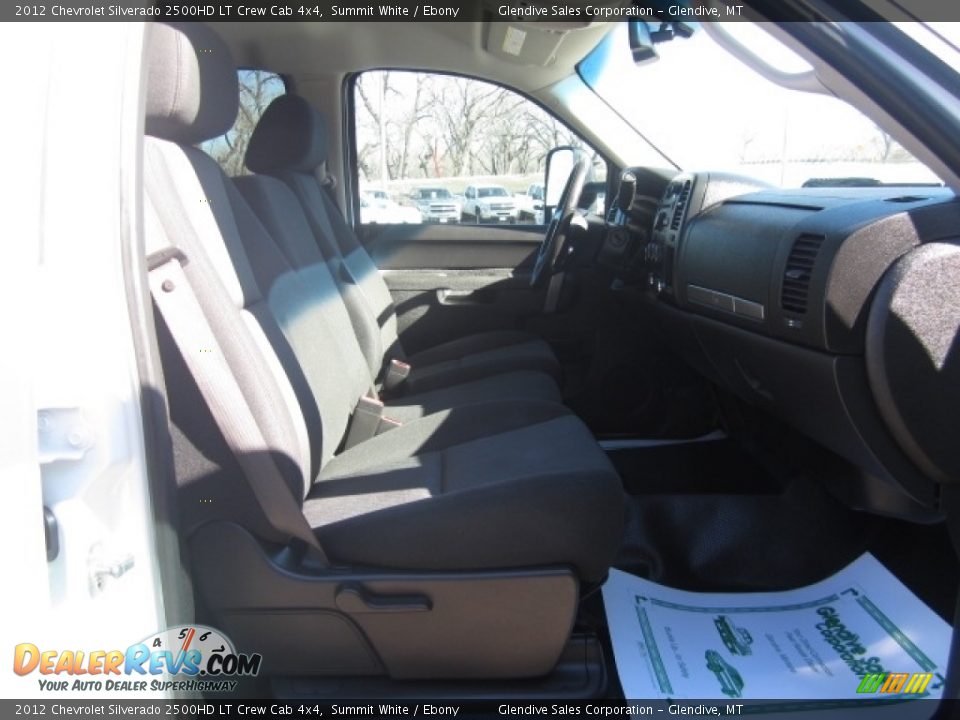 2012 Chevrolet Silverado 2500HD LT Crew Cab 4x4 Summit White / Ebony Photo #15