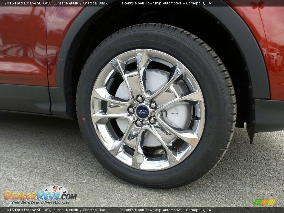 2016 Ford Escape SE 4WD Sunset Metallic / Charcoal Black Photo #5