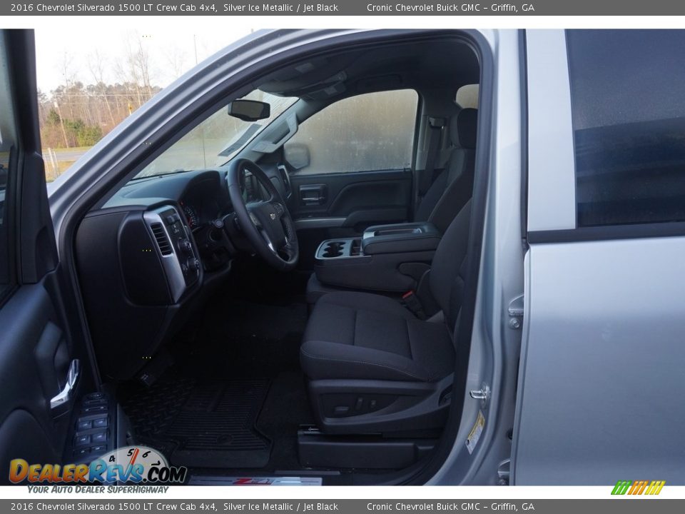 2016 Chevrolet Silverado 1500 LT Crew Cab 4x4 Silver Ice Metallic / Jet Black Photo #9