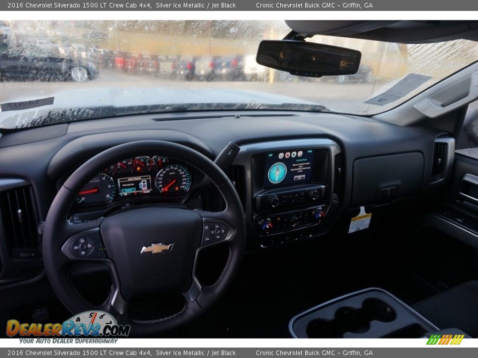 2016 Chevrolet Silverado 1500 LT Crew Cab 4x4 Silver Ice Metallic / Jet Black Photo #10