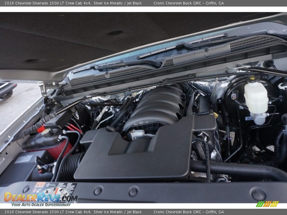 2016 Chevrolet Silverado 1500 LT Crew Cab 4x4 Silver Ice Metallic / Jet Black Photo #12