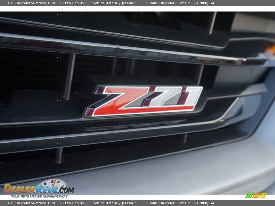 2016 Chevrolet Silverado 1500 LT Crew Cab 4x4 Silver Ice Metallic / Jet Black Photo #13