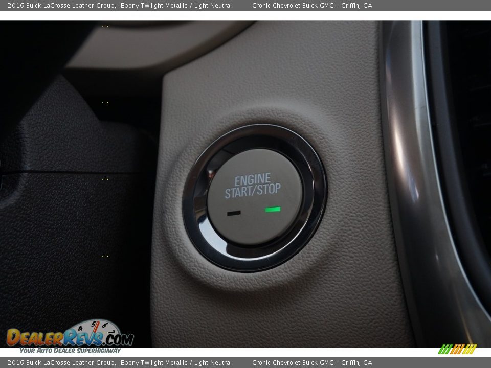 2016 Buick LaCrosse Leather Group Ebony Twilight Metallic / Light Neutral Photo #16