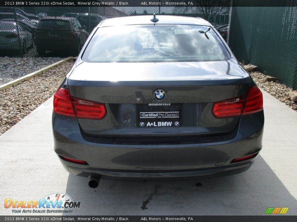 2013 BMW 3 Series 320i xDrive Sedan Mineral Grey Metallic / Black Photo #10