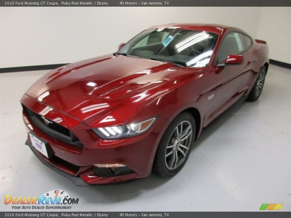 2016 Ford Mustang GT Coupe Ruby Red Metallic / Ebony Photo #4