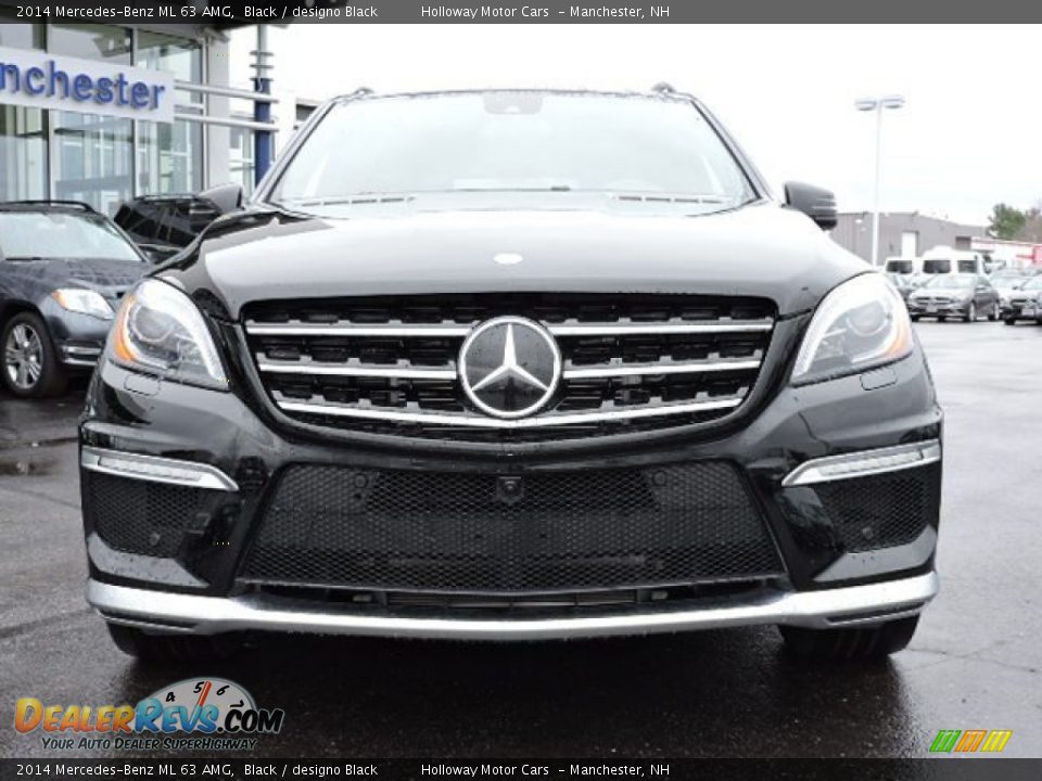 2014 Mercedes-Benz ML 63 AMG Black / designo Black Photo #2