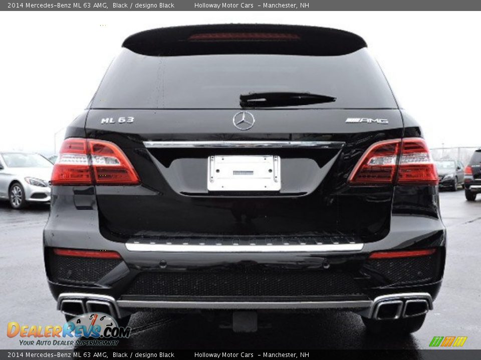 2014 Mercedes-Benz ML 63 AMG Black / designo Black Photo #4