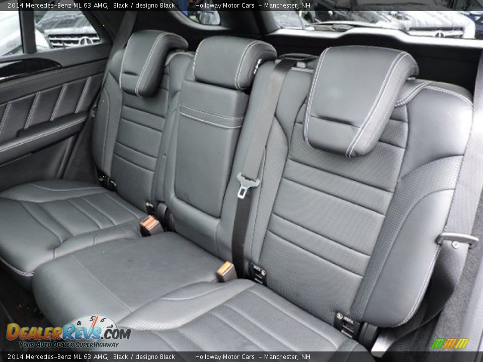 Rear Seat of 2014 Mercedes-Benz ML 63 AMG Photo #6