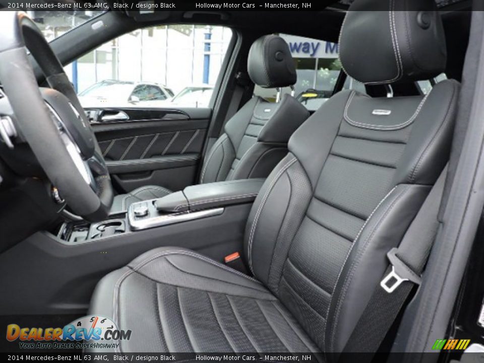 Front Seat of 2014 Mercedes-Benz ML 63 AMG Photo #11