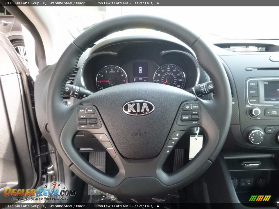 2016 Kia Forte Koup EX Steering Wheel Photo #16