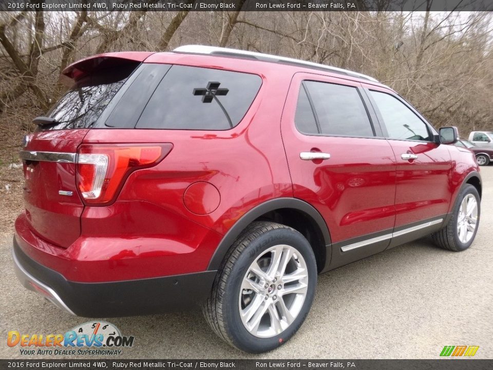 Ruby Red Metallic Tri-Coat 2016 Ford Explorer Limited 4WD Photo #2