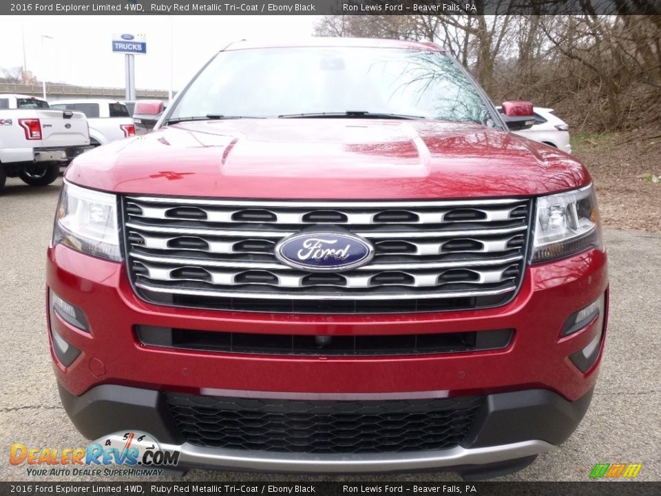 Ruby Red Metallic Tri-Coat 2016 Ford Explorer Limited 4WD Photo #7