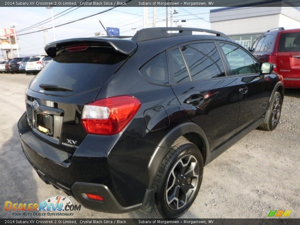 2014 Subaru XV Crosstrek 2.0i Limited Crystal Black Silica / Black Photo #8