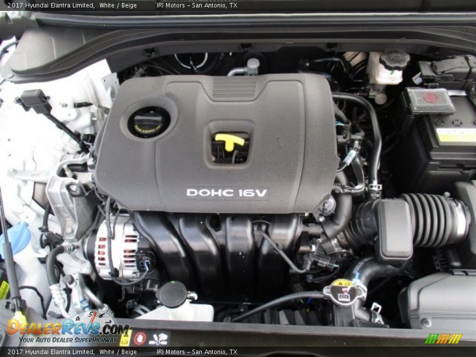 2017 Hyundai Elantra Limited White / Beige Photo #22