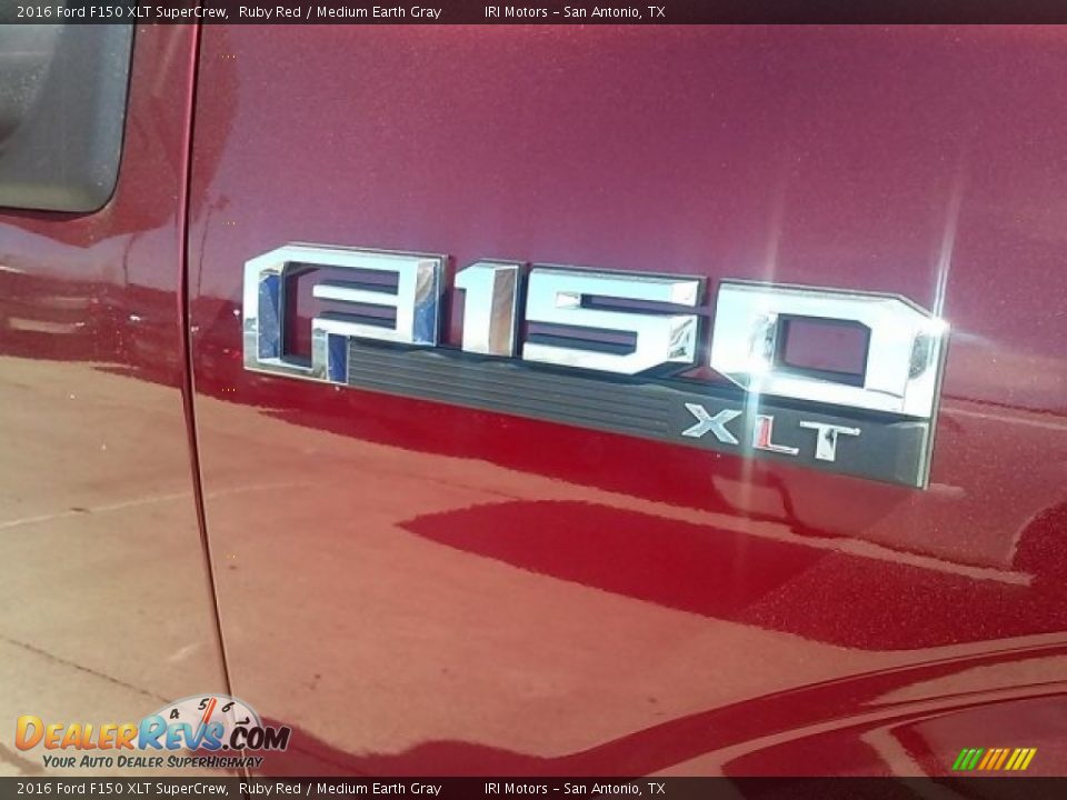 2016 Ford F150 XLT SuperCrew Ruby Red / Medium Earth Gray Photo #5