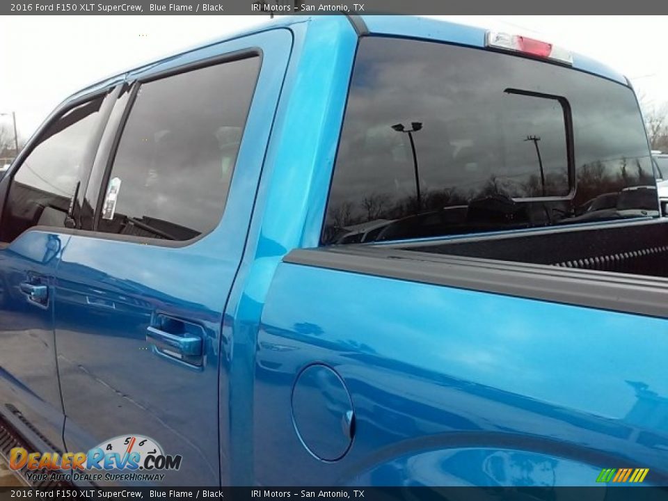 2016 Ford F150 XLT SuperCrew Blue Flame / Black Photo #20