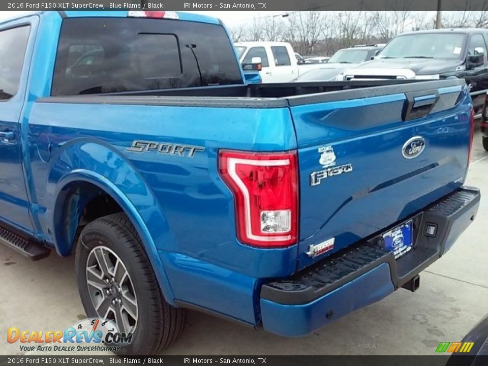 2016 Ford F150 XLT SuperCrew Blue Flame / Black Photo #23