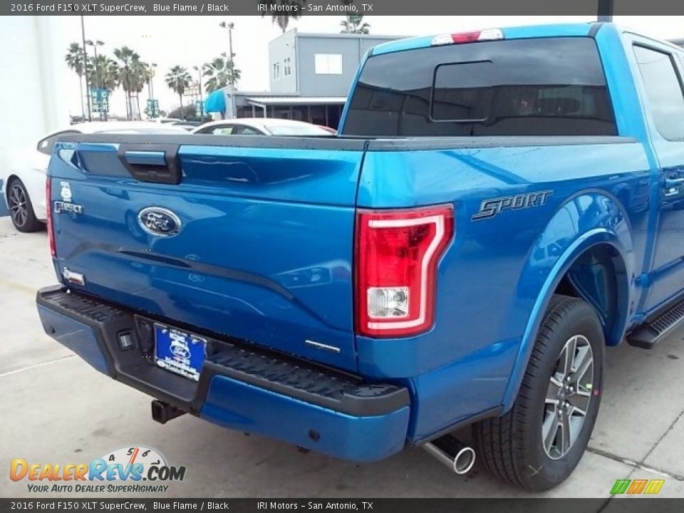 2016 Ford F150 XLT SuperCrew Blue Flame / Black Photo #24