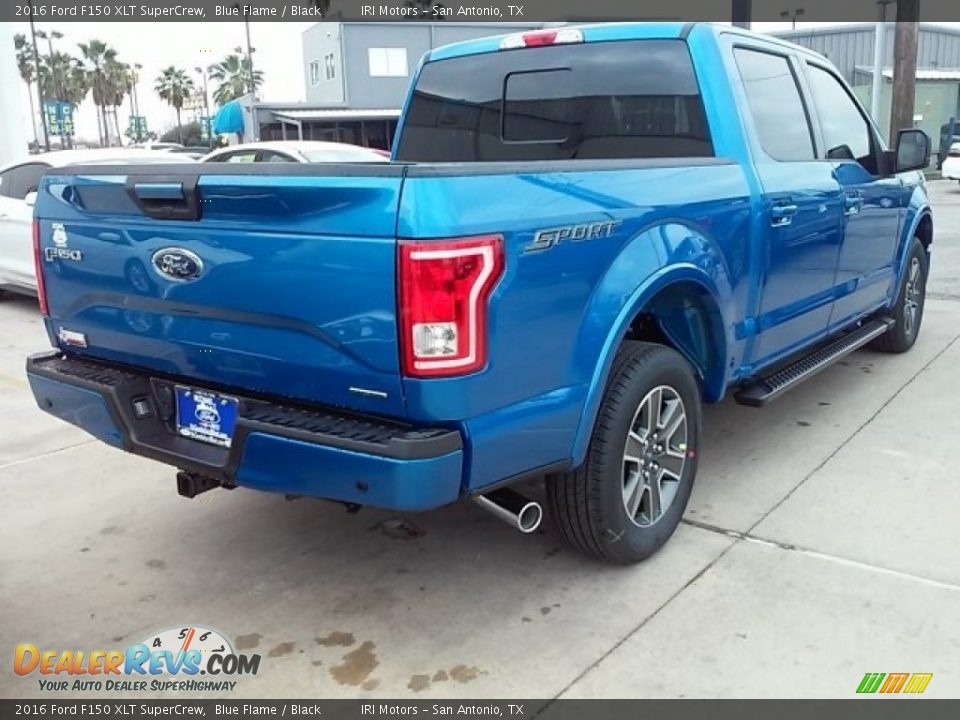 2016 Ford F150 XLT SuperCrew Blue Flame / Black Photo #25