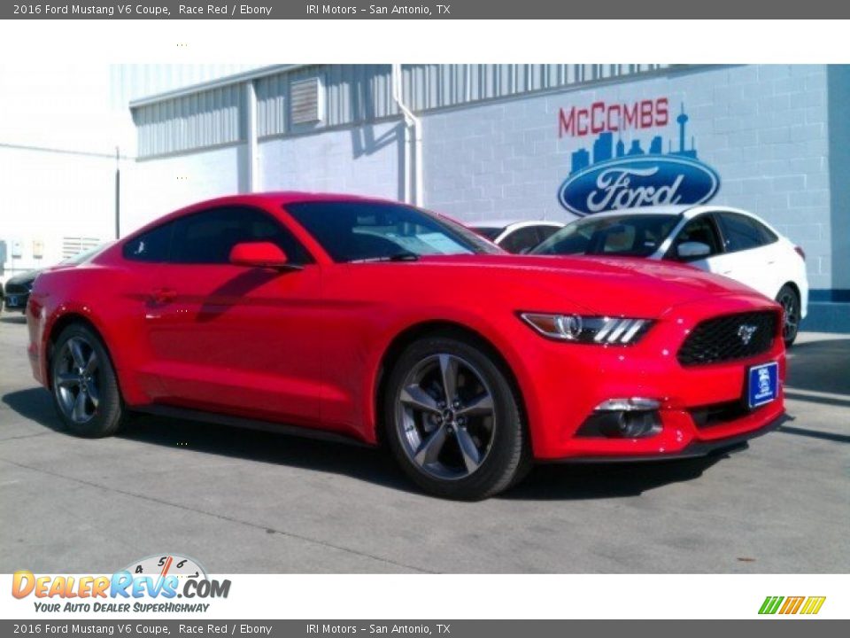 2016 Ford Mustang V6 Coupe Race Red / Ebony Photo #1