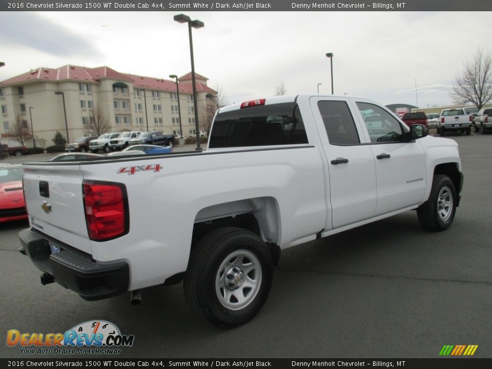 2016 Chevrolet Silverado 1500 WT Double Cab 4x4 Summit White / Dark Ash/Jet Black Photo #6