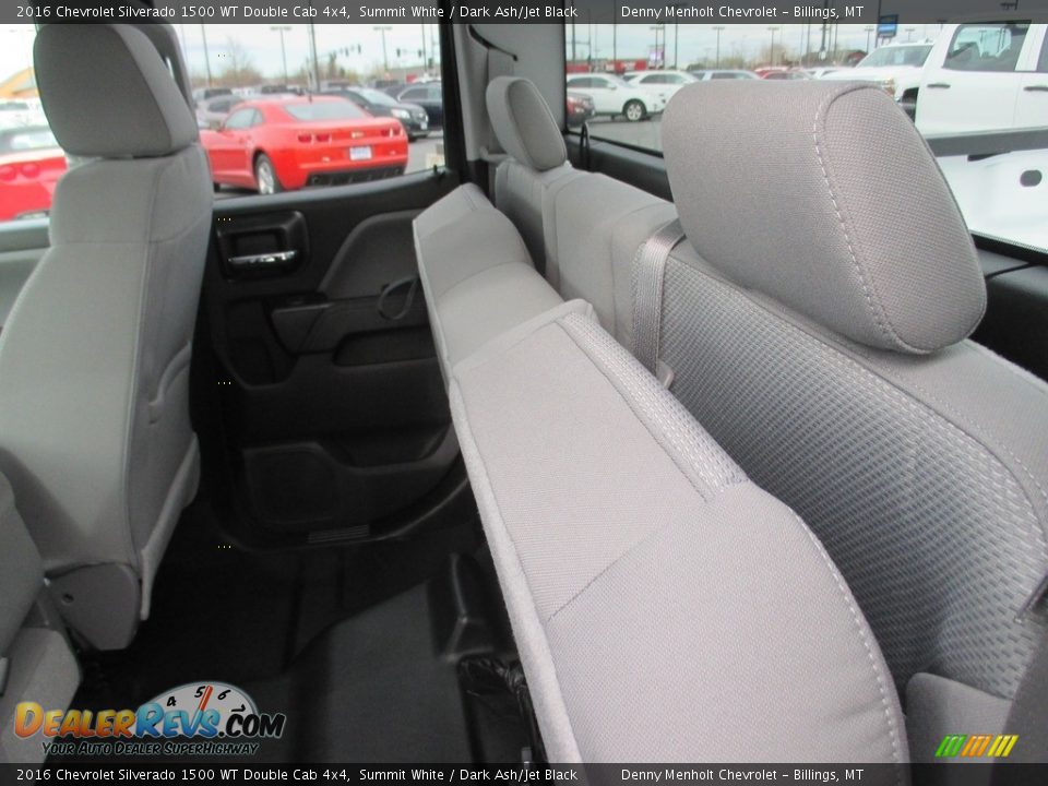 2016 Chevrolet Silverado 1500 WT Double Cab 4x4 Summit White / Dark Ash/Jet Black Photo #9
