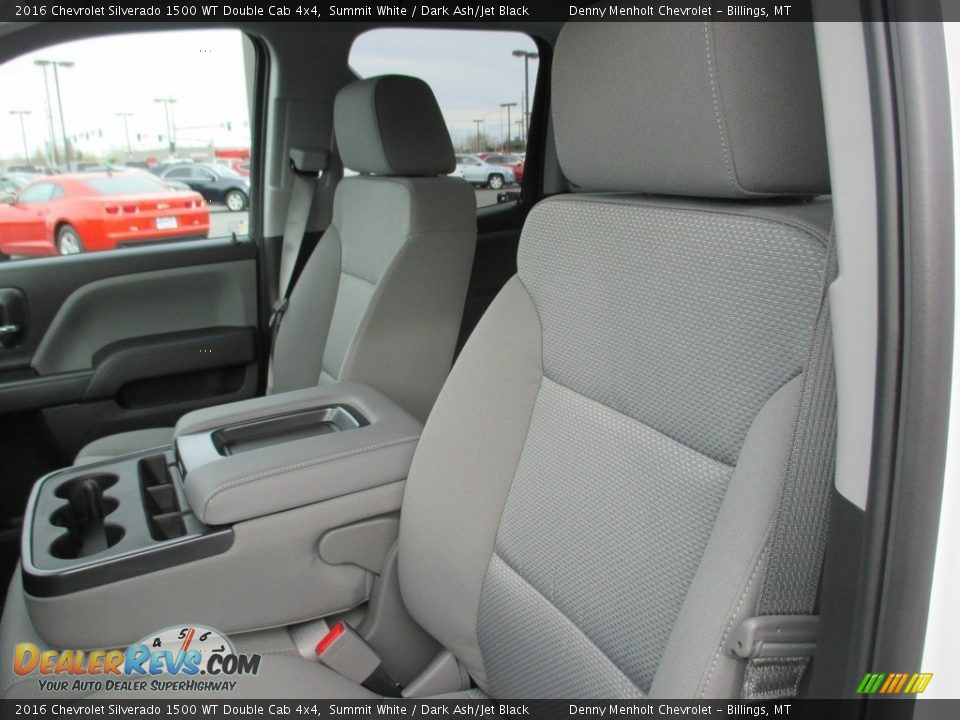 2016 Chevrolet Silverado 1500 WT Double Cab 4x4 Summit White / Dark Ash/Jet Black Photo #11