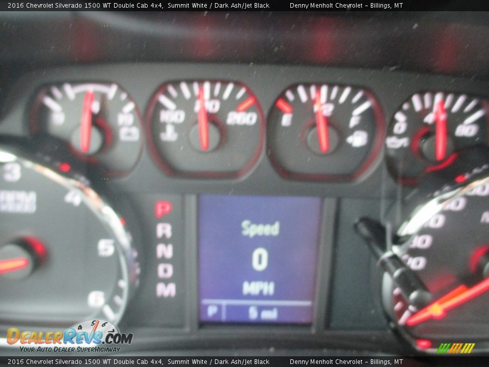 2016 Chevrolet Silverado 1500 WT Double Cab 4x4 Summit White / Dark Ash/Jet Black Photo #14
