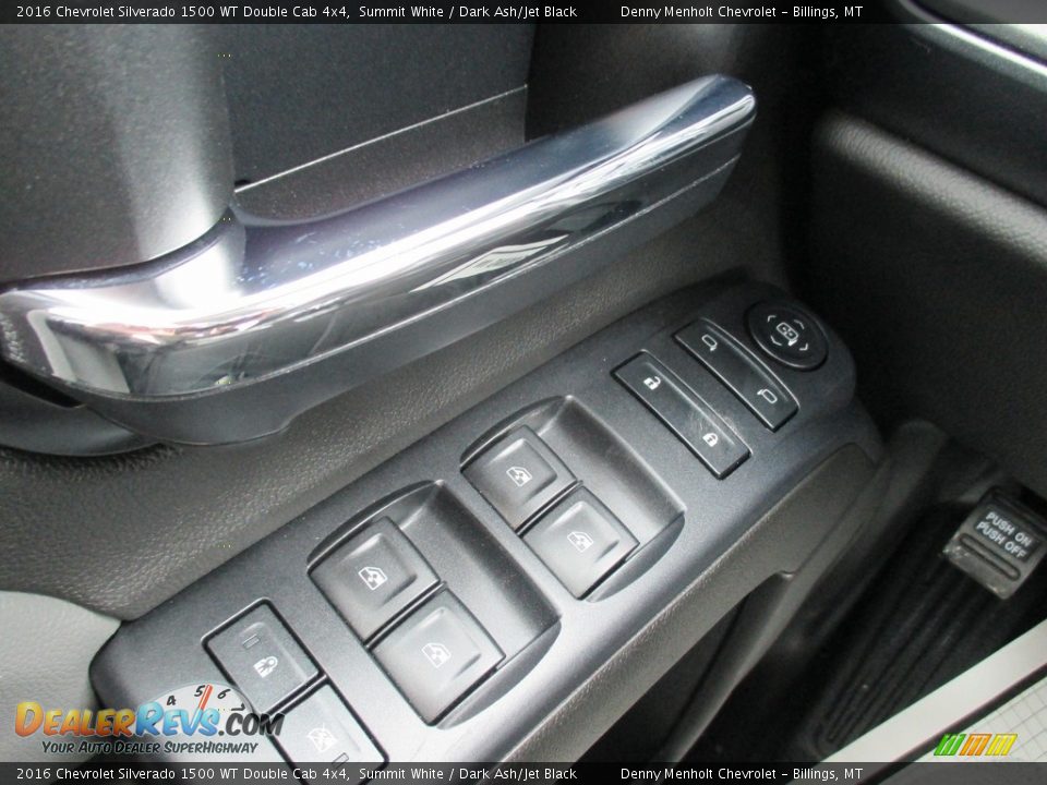 2016 Chevrolet Silverado 1500 WT Double Cab 4x4 Summit White / Dark Ash/Jet Black Photo #16