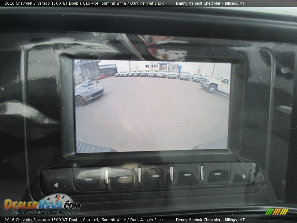 2016 Chevrolet Silverado 1500 WT Double Cab 4x4 Summit White / Dark Ash/Jet Black Photo #17