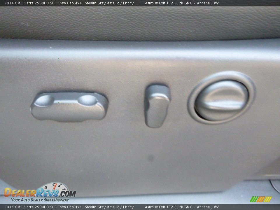 2014 GMC Sierra 2500HD SLT Crew Cab 4x4 Stealth Gray Metallic / Ebony Photo #15