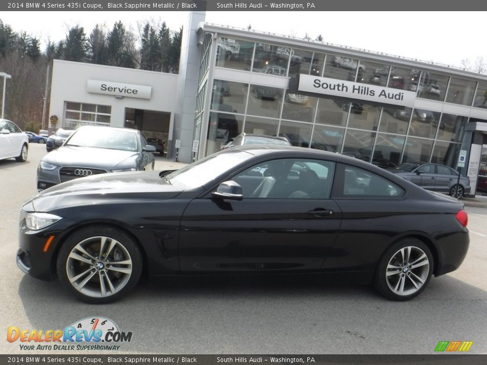 2014 BMW 4 Series 435i Coupe Black Sapphire Metallic / Black Photo #2