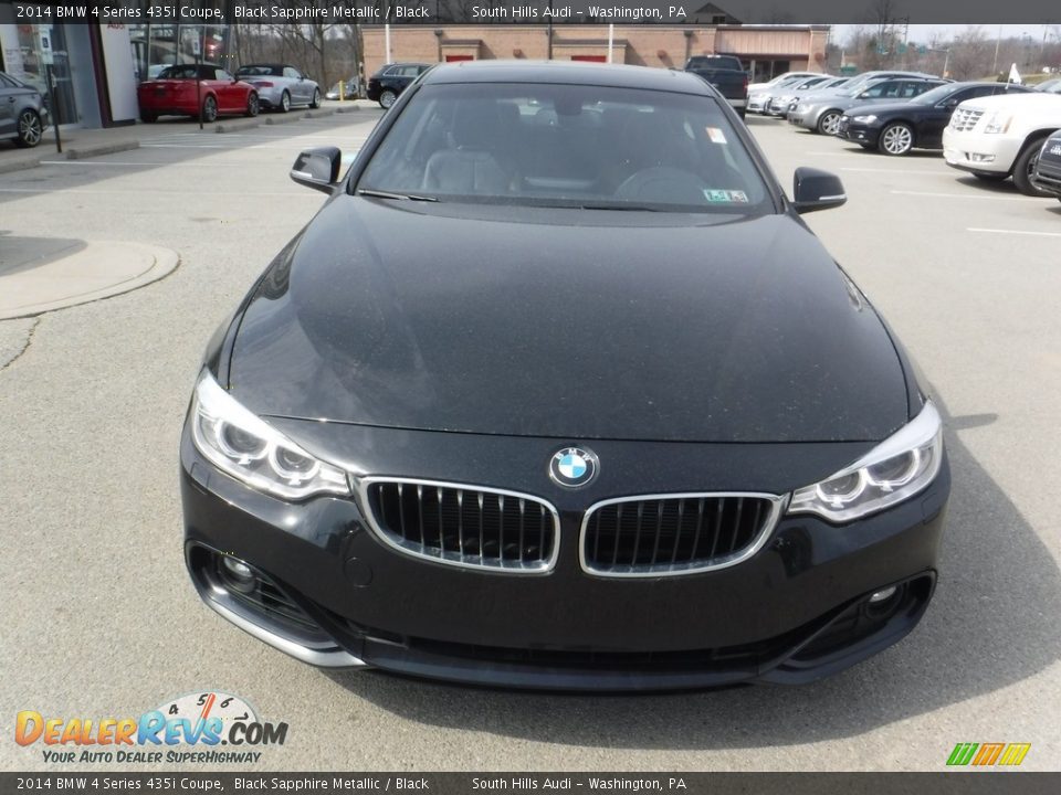 2014 BMW 4 Series 435i Coupe Black Sapphire Metallic / Black Photo #6