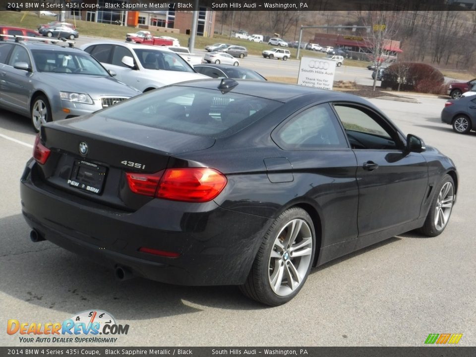 2014 BMW 4 Series 435i Coupe Black Sapphire Metallic / Black Photo #9